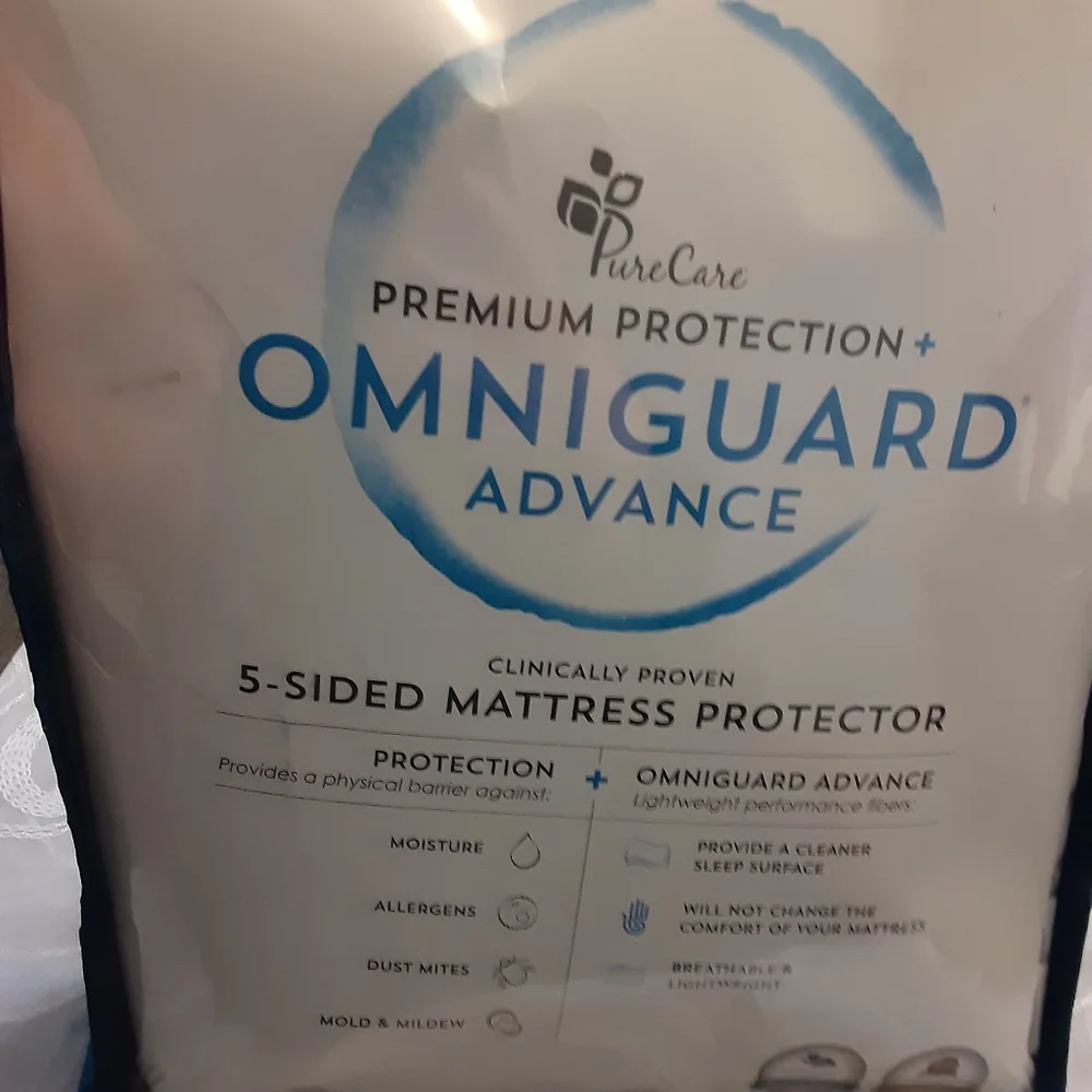 PureCare Premium Protection OMNIGUARD ADVANCE 5 Sided Mattress Protector TwinXL